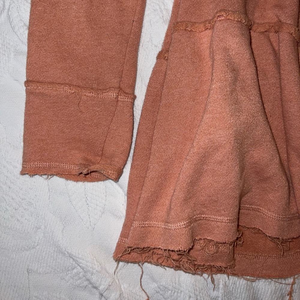 Free People Tiered zip up hoodie - Picture 7 of 7